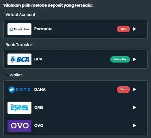 Deposit rupiah indodax