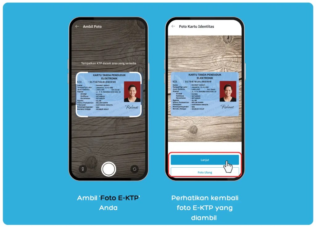 foto KTP KYC cara beli crypto indodax