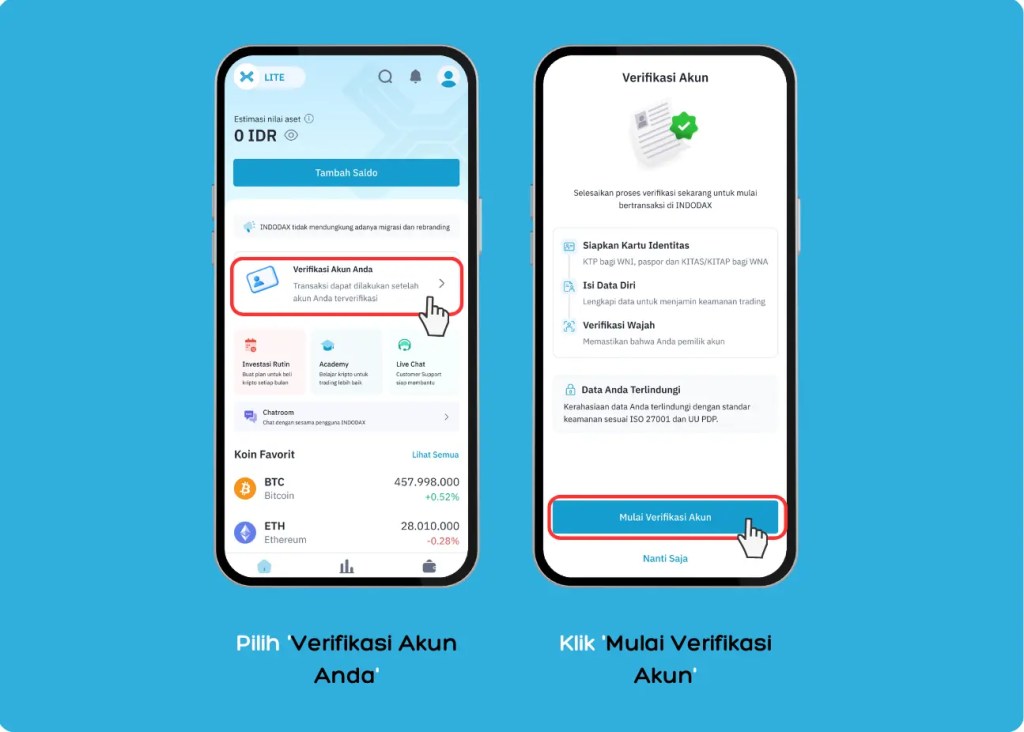 KYC sebelum beli crypto di indodax